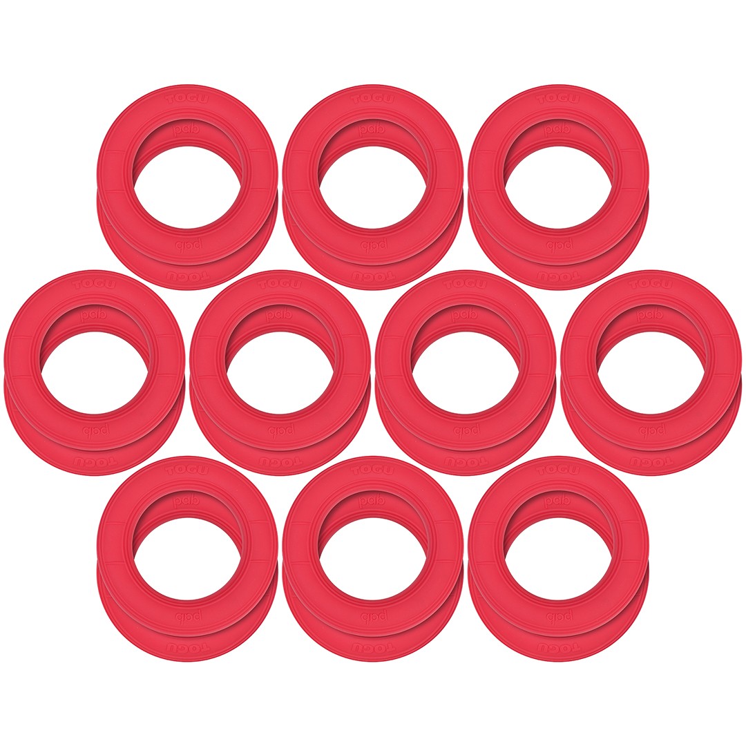 PAB® Ring red (10 x set of 2)